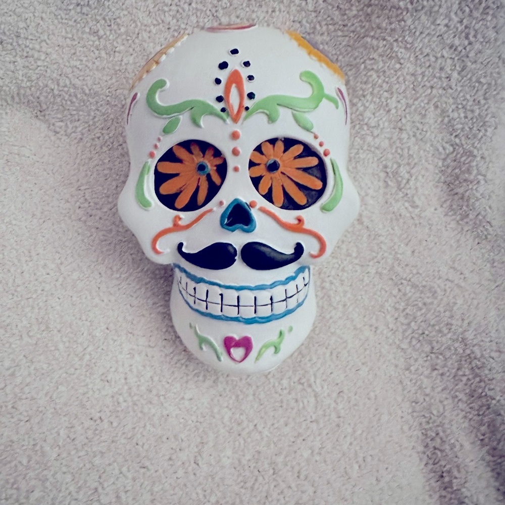 Day of the Dead Plastic Sugar Skull